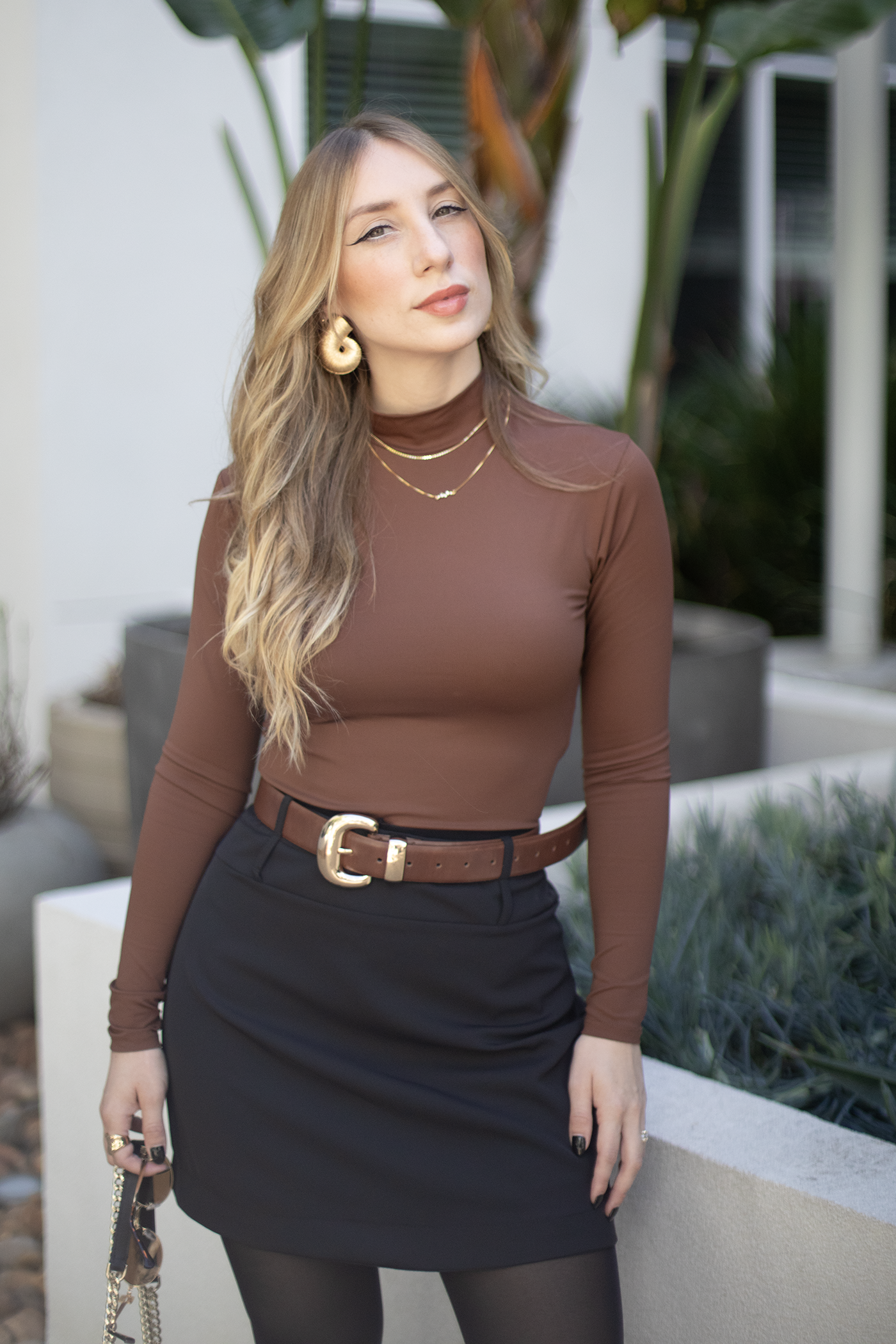 Black A-Line Skirt