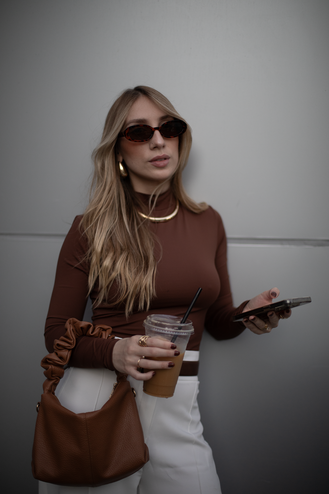 Brown Laura Blouse