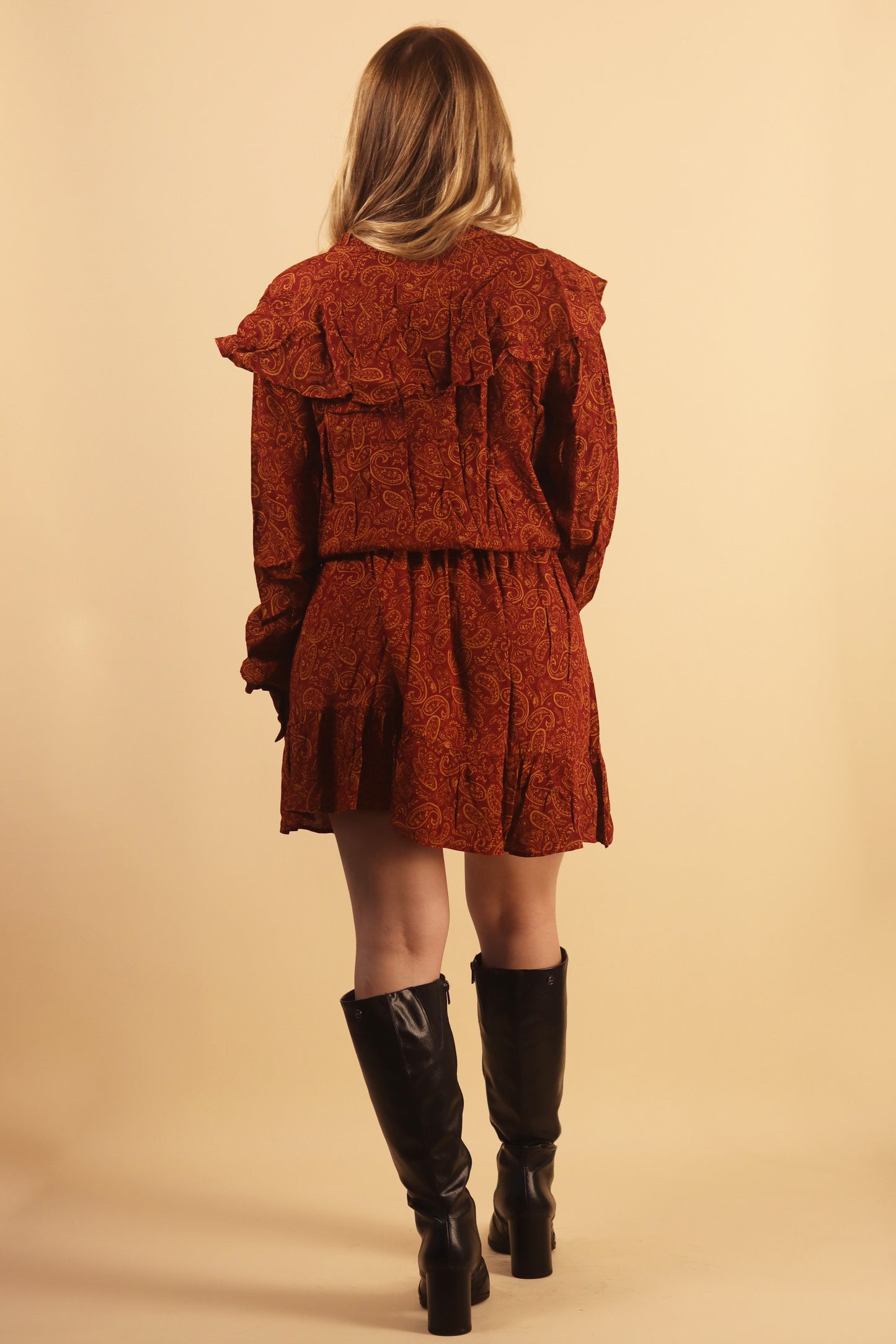 Paisley Print Dress