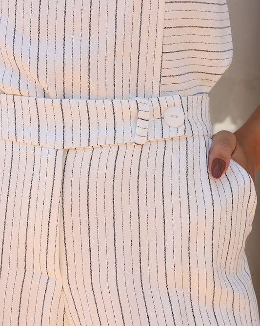 Off-White Striped Raya Shorts