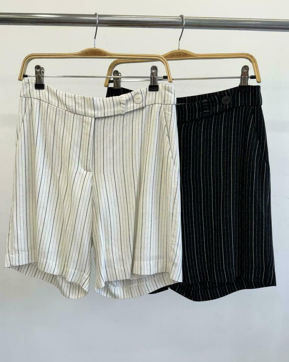 Off-White Striped Raya Shorts