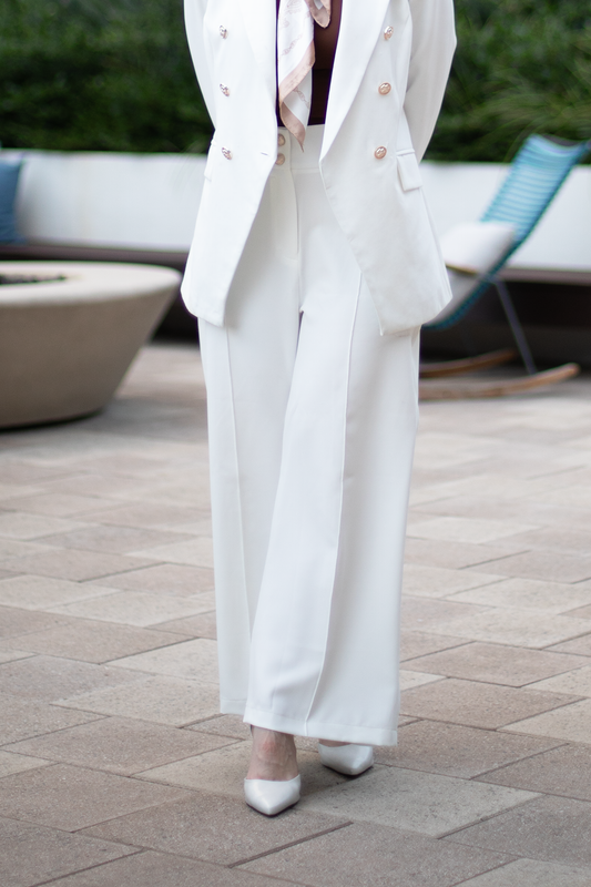 Off-White Wide Leg Suit Pants