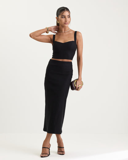 Black Tamara Top