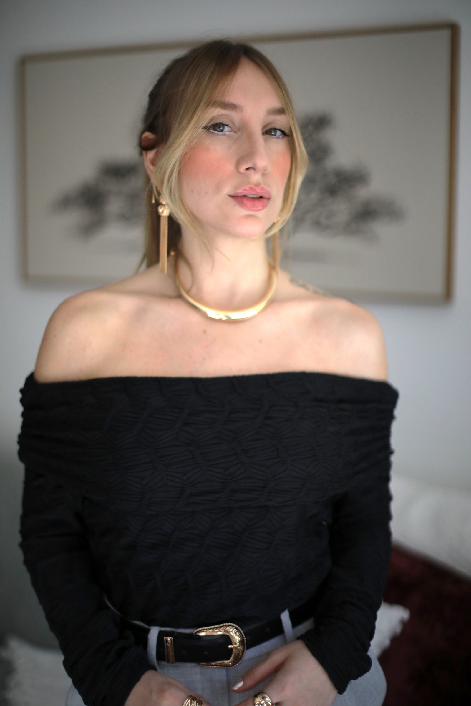 BeFree Textured Blouse