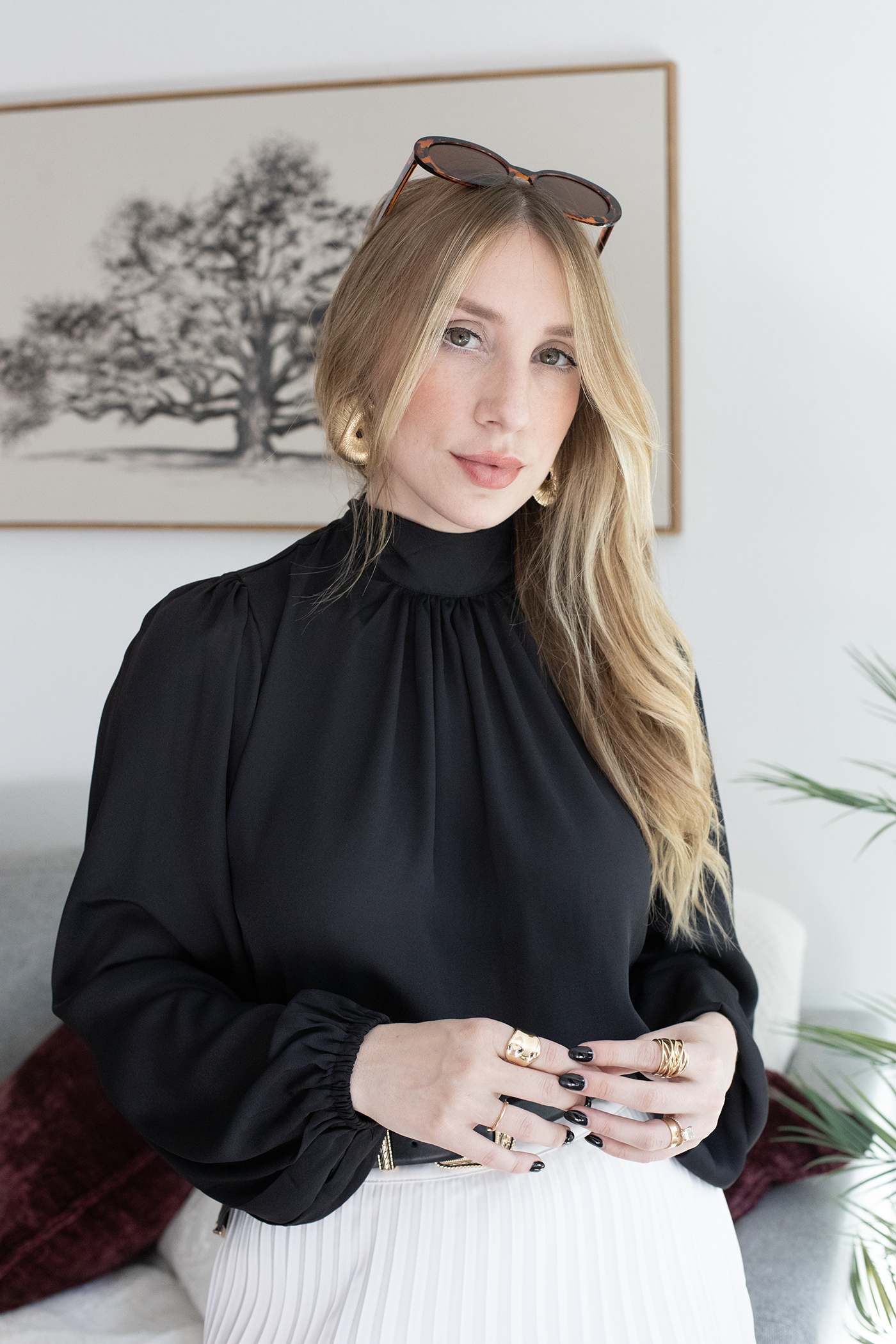 Aurami Bow-Tie Blouse