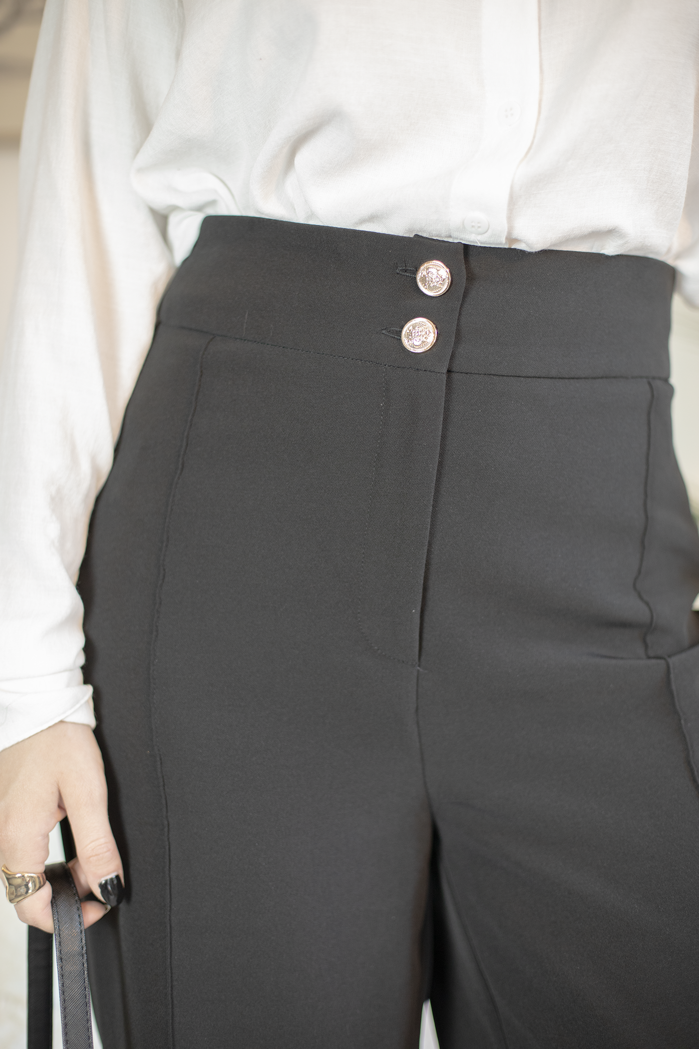 Dunamis Wide-Leg Tailored Pants