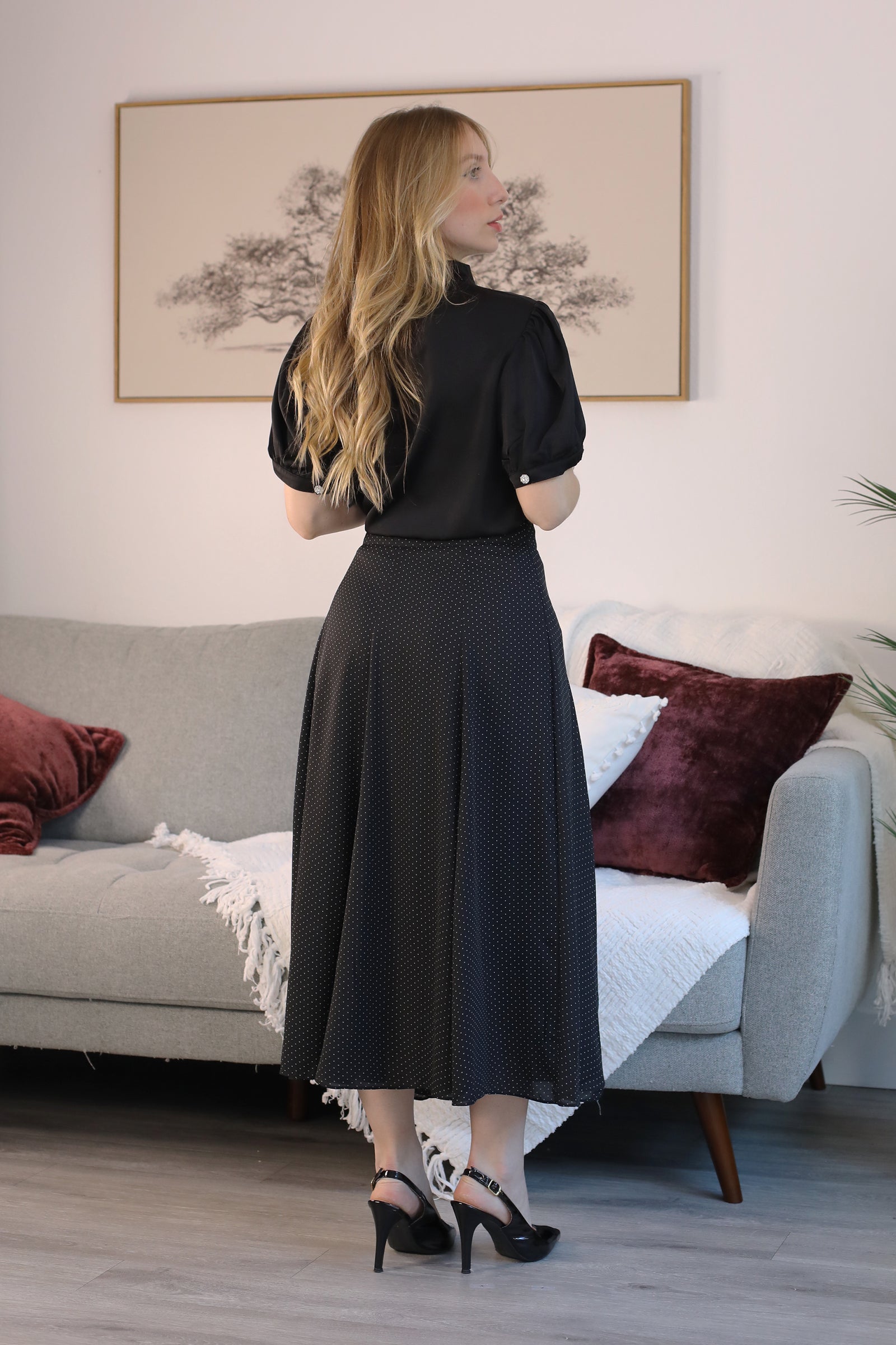 Aurami Short Sleeve Princesa Blouse