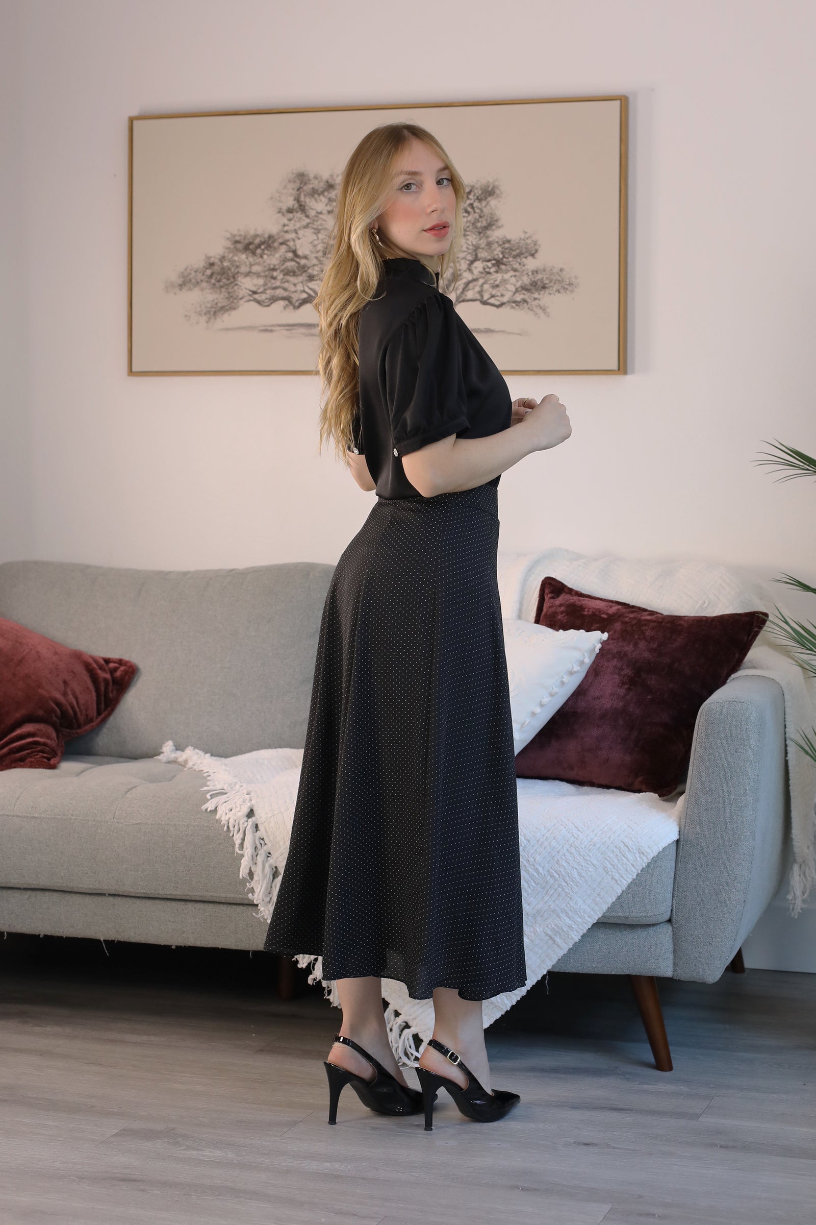 Aurami Short Sleeve Princesa Blouse