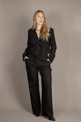 Linen Lily Cropped Blazer