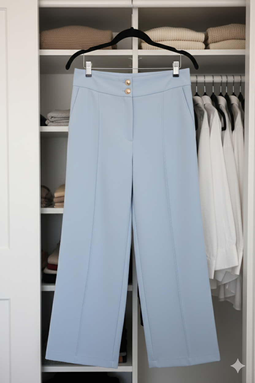 Dunamis Wide-Leg Tailored Pants