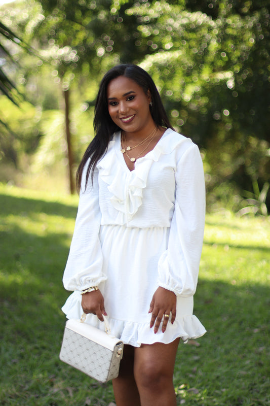 White Leandra Dress