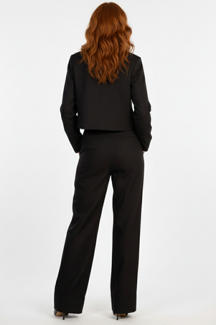 Linen Lily Cropped Blazer