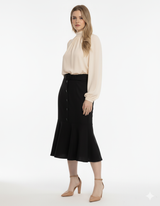 Linen Diana Midi Skirt