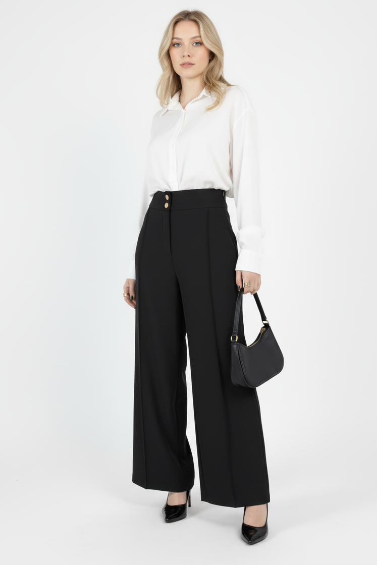 Dunamis Wide-Leg Tailored Pants