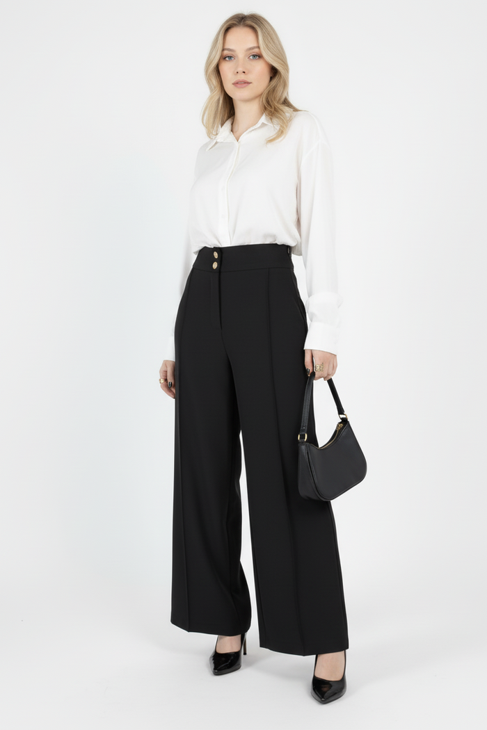 Dunamis Wide-Leg Tailored Pants