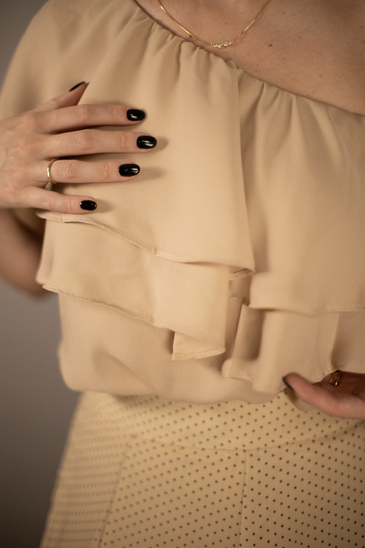 Beige Elissa Blouse