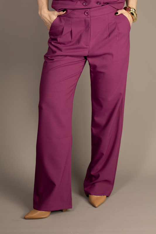Grape Karin Tailored Pants