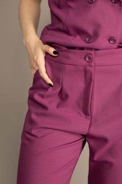 Grape Karin Tailored Pants