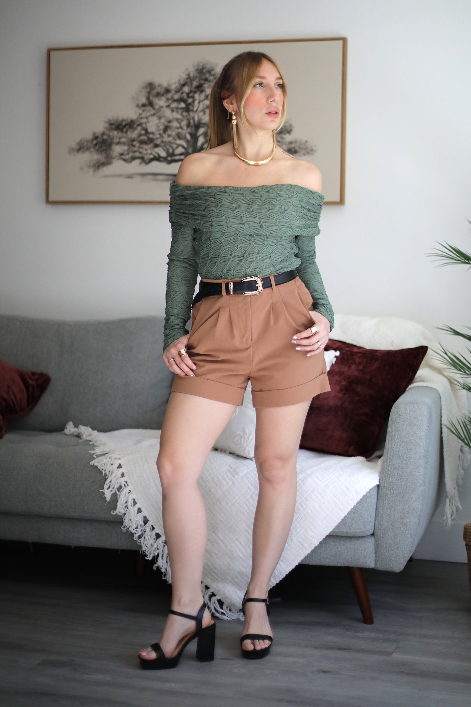 BeFree Textured Blouse