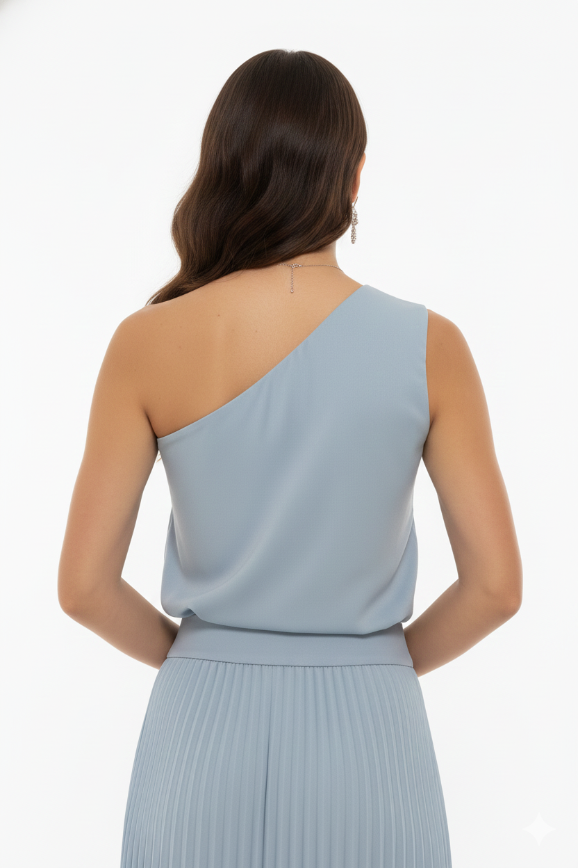 Aurami Single Shoulder Blouse