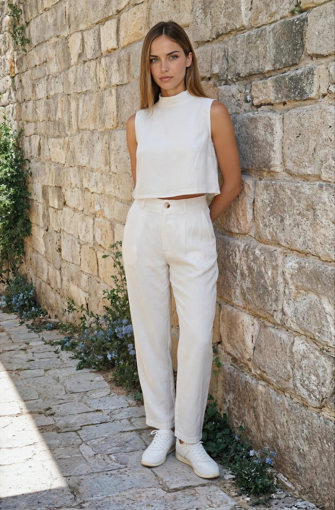 Ana-Luiza Lyocell Croptop