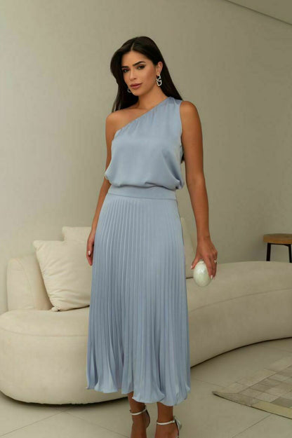 Midi Pleated Skirt