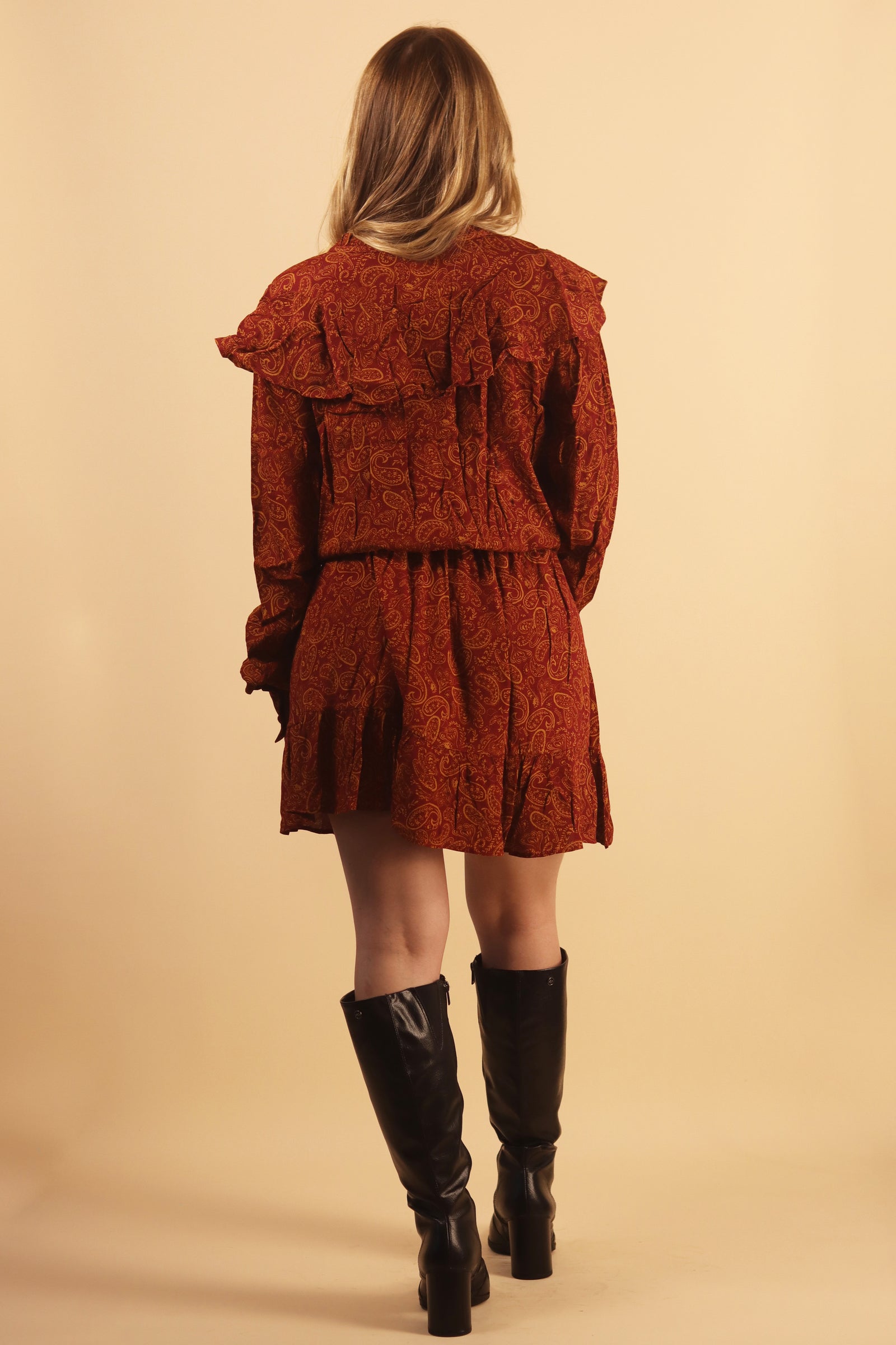 Pury Print Short Dress