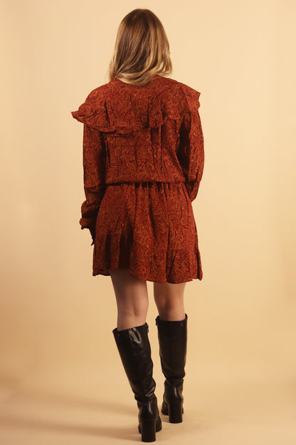 Paisley Print Dress