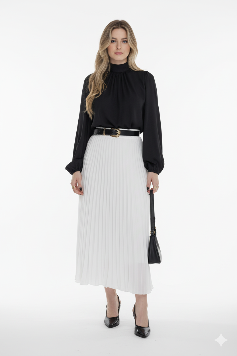Aurami Pleated Skirt