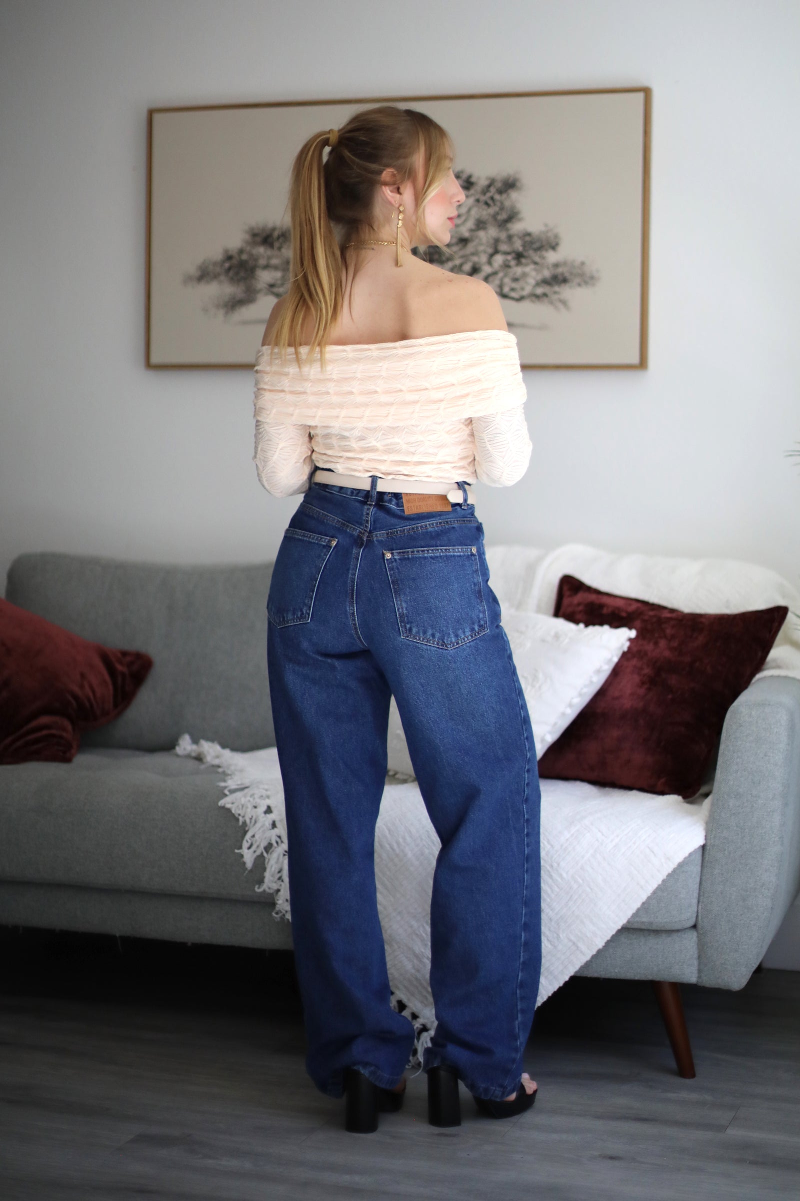 BeFree Textured Blouse