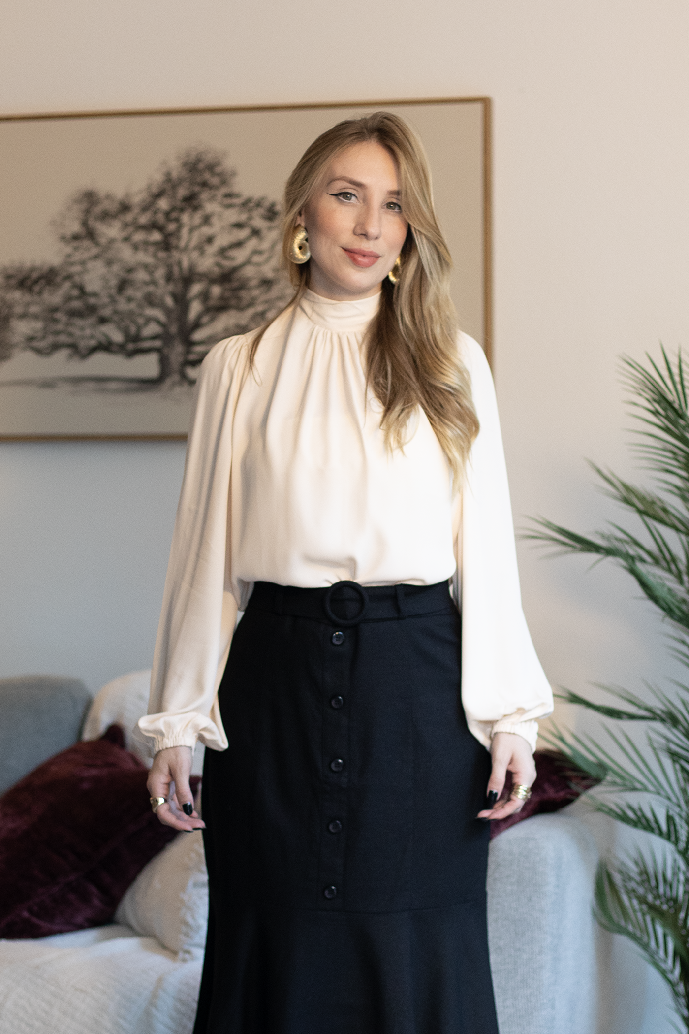 Aurami Bow-Tie Blouse