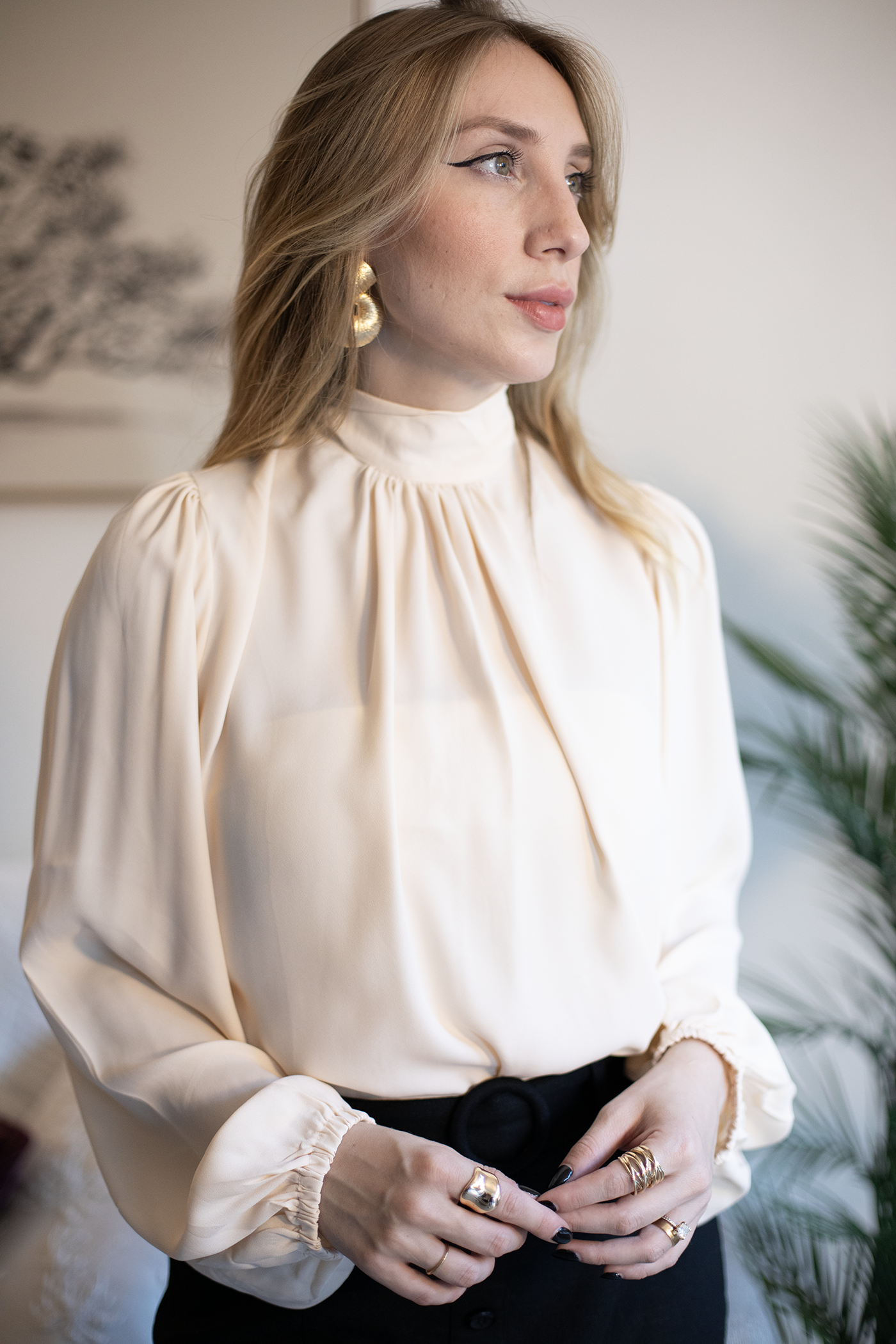 Aurami Bow-Tie Blouse