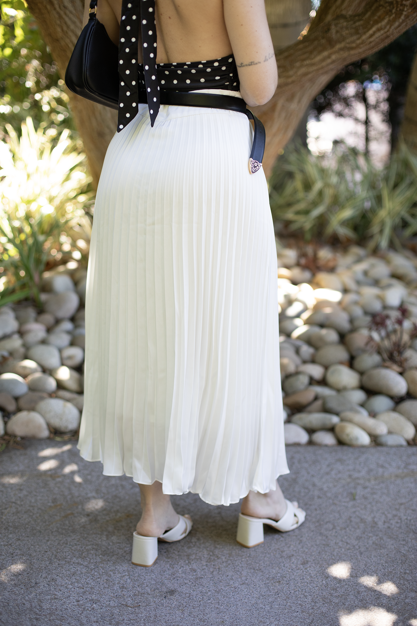Midi Pleated Skirt