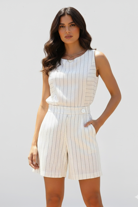 Raya Striped Shorts