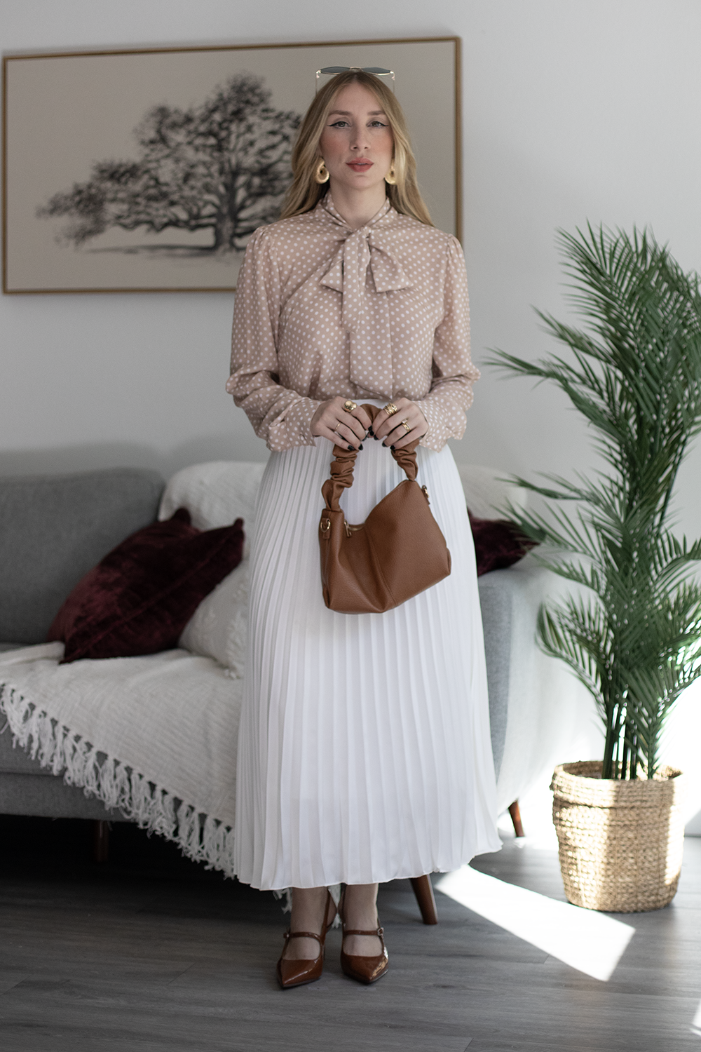 Aurami Pleated Skirt