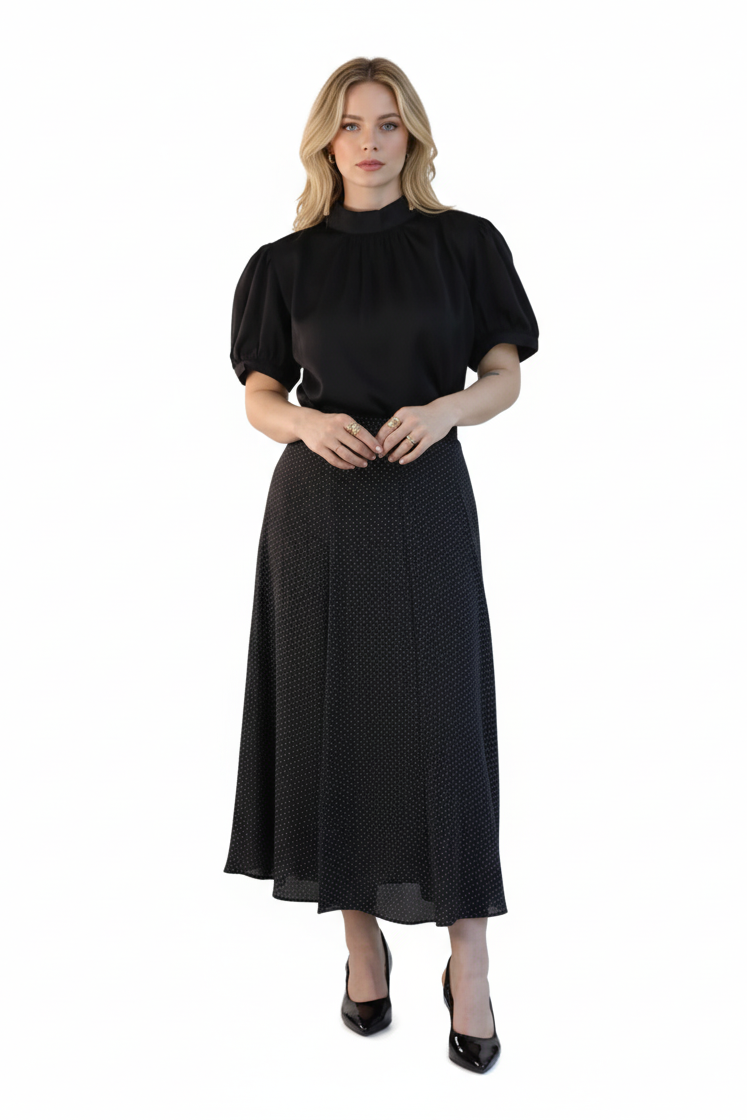 Aurami Polka Dot Skirt