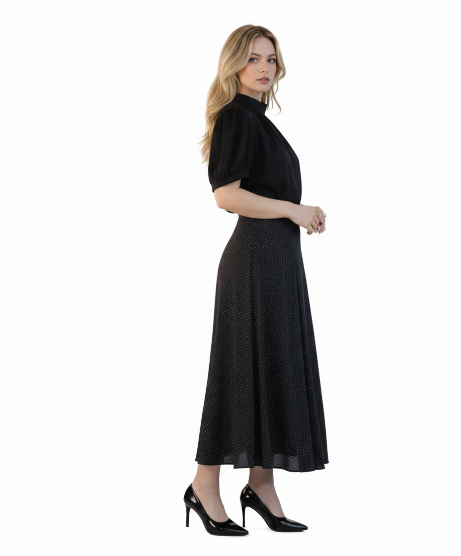 Aurami Polka Dot Skirt