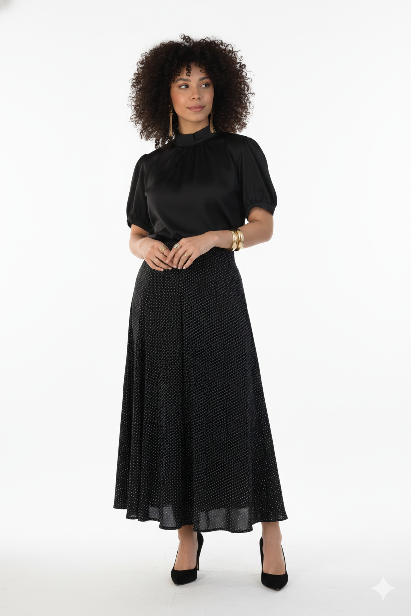 Aurami Short Sleeve Princesa Blouse