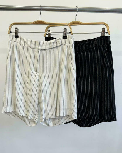 Off-White Striped Raya Shorts