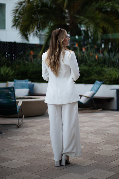 Off-White Blazer and Pants Set